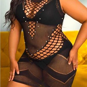Fishnet Dress Lingerie